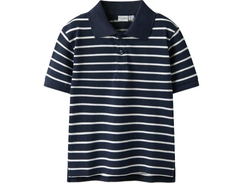 Name It polo t-shirt navy blazer med hvide striber